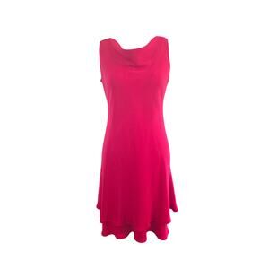 6P Classic Red‎ Sleeveless Tiered Pullover Dress by SL Fashions